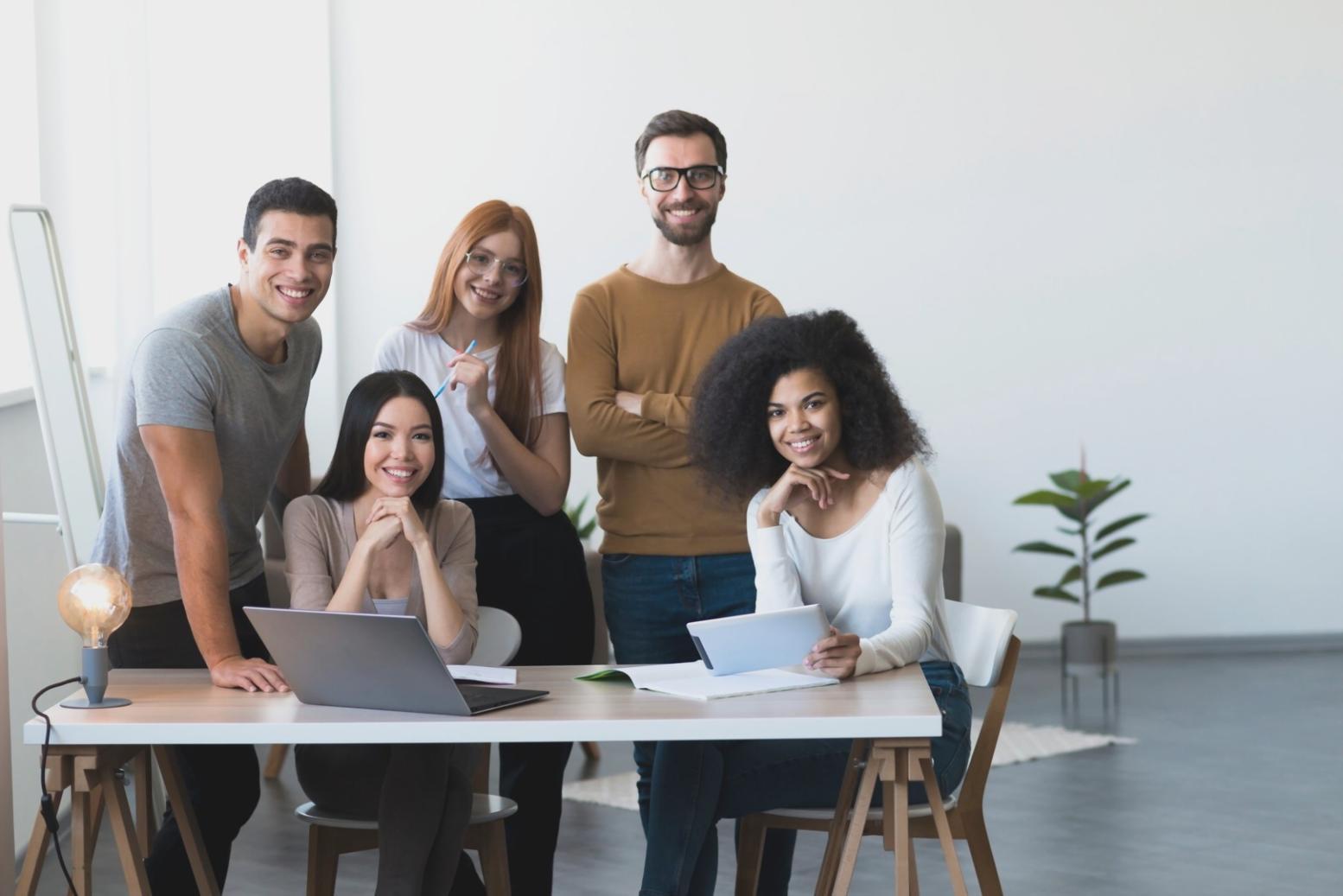 Sistema de gestión de personal en funcionamiento